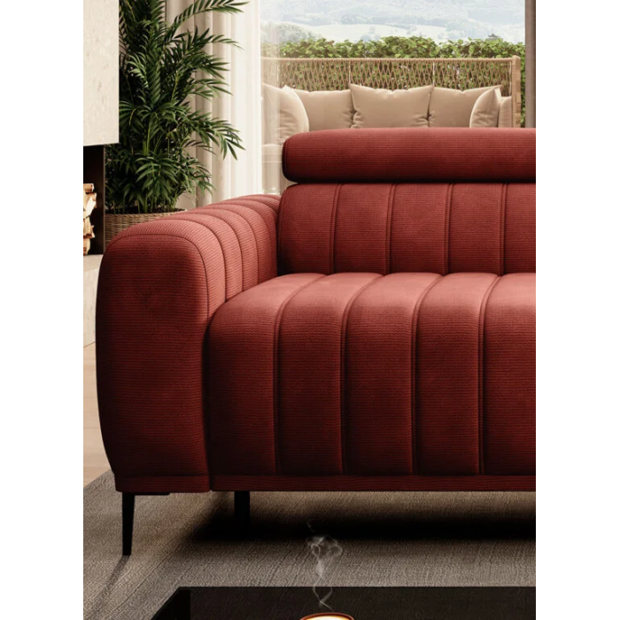 Canapea extensibila 2 in 1 cu Pat si Saltea DAS325-GA 160cm - Sistem Ribalta
