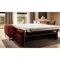 Canapea extensibila 2 in 1 cu Pat si Saltea DAS325-GA 160cm - Sistem Ribalta