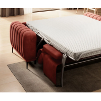 Canapea extensibila 2 in 1 cu Pat si Saltea DAS325-GA 160cm - Sistem Ribalta