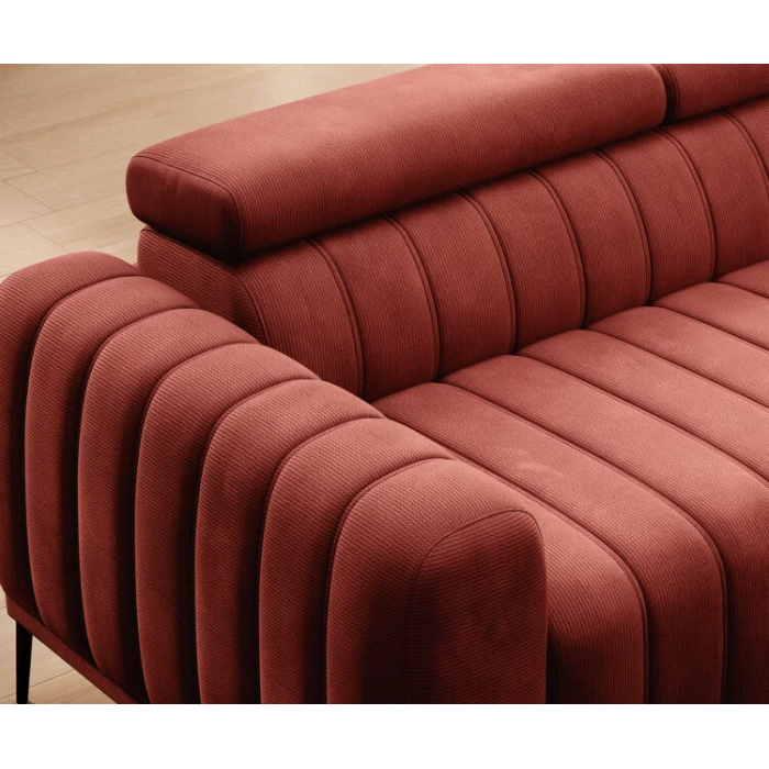 Canapea extensibila 2 in 1 cu Pat si Saltea DAS325-GA 160cm - Sistem Ribalta