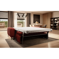 Canapea extensibila 2 in 1 cu Pat si Saltea DAS325-GA 160cm - Sistem Ribalta