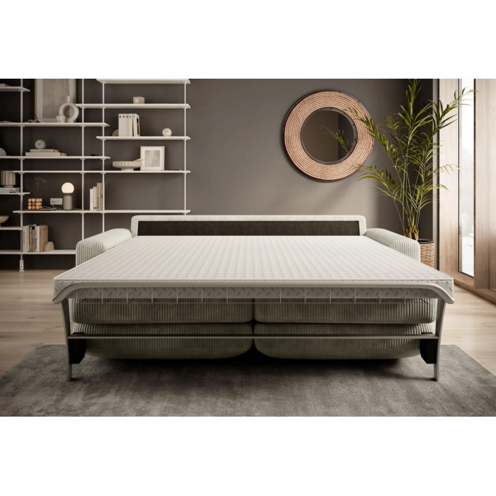 Canapea extensibila 2 in 1 cu Pat si Saltea DAS326-VA 160cm - Sistem Ribalta