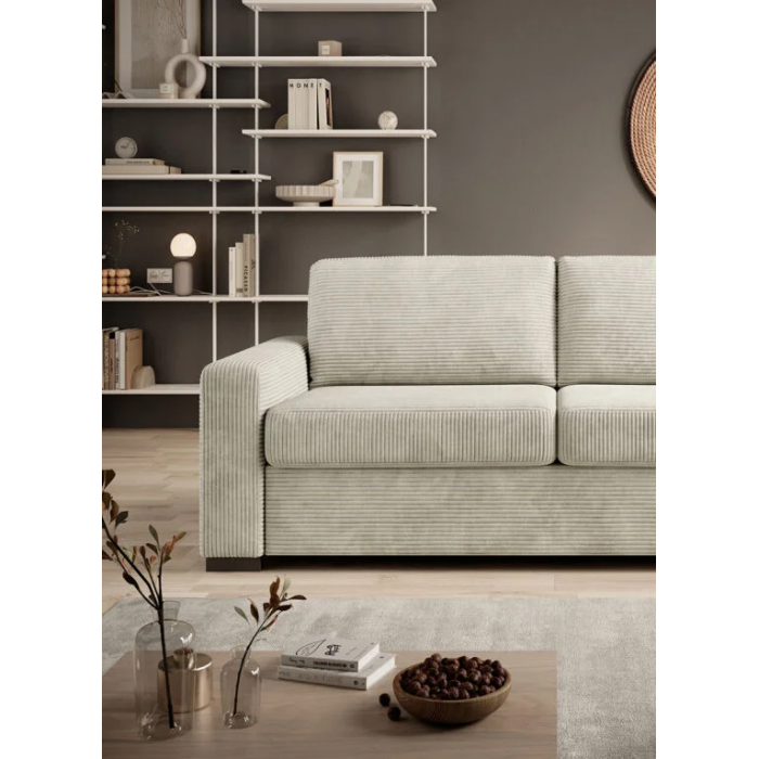 Canapea extensibila 2 in 1 cu Pat si Saltea DAS326-VA 160cm - Sistem Ribalta
