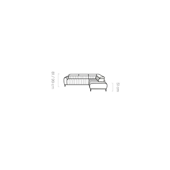 Coltar extensibil cu Pat si Saltea DAS153-GA - 160cm - Sistem Ribalta