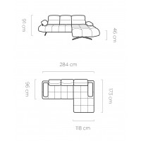Coltar fix cu Recliner DAS258-FA(S)