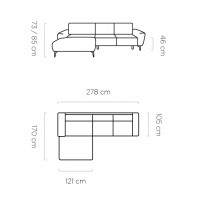 Coltar extensibil DAS181-BA