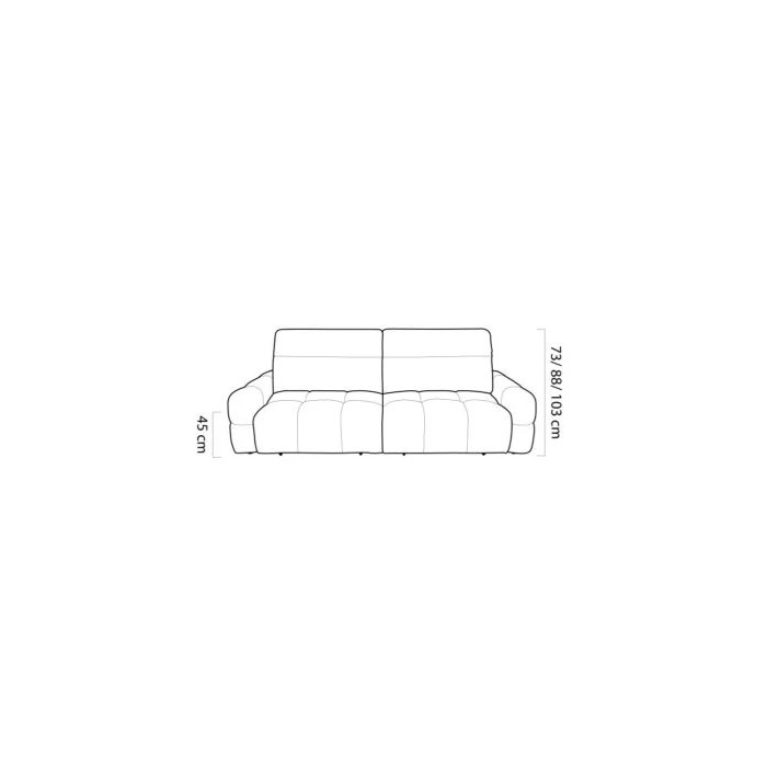 Canapea extensibila electric DAS339-MAT