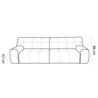 Canapea extensibila electric DAS338-CO BIGSOFA
