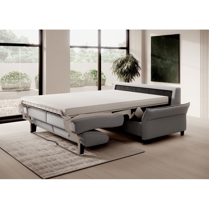 Canapea extensibila 2 in 1 cu Pat si Saltea DAS332 - CAN 140 cm - Sistem Ribalta