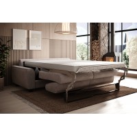 Canapea extensibila 2 in 1 cu Pat si Saltea DAS339-MO - Sistem Ribalta